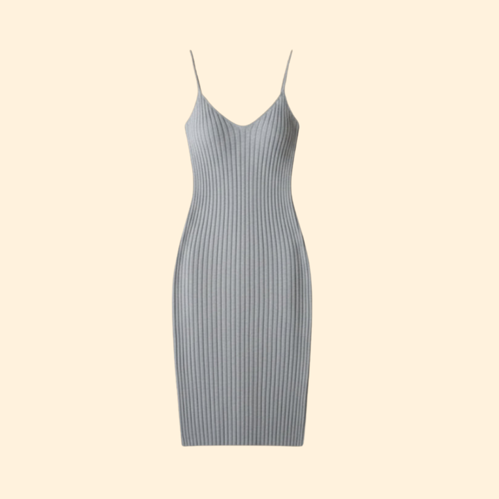 Women's Ribbed Knitted Dress