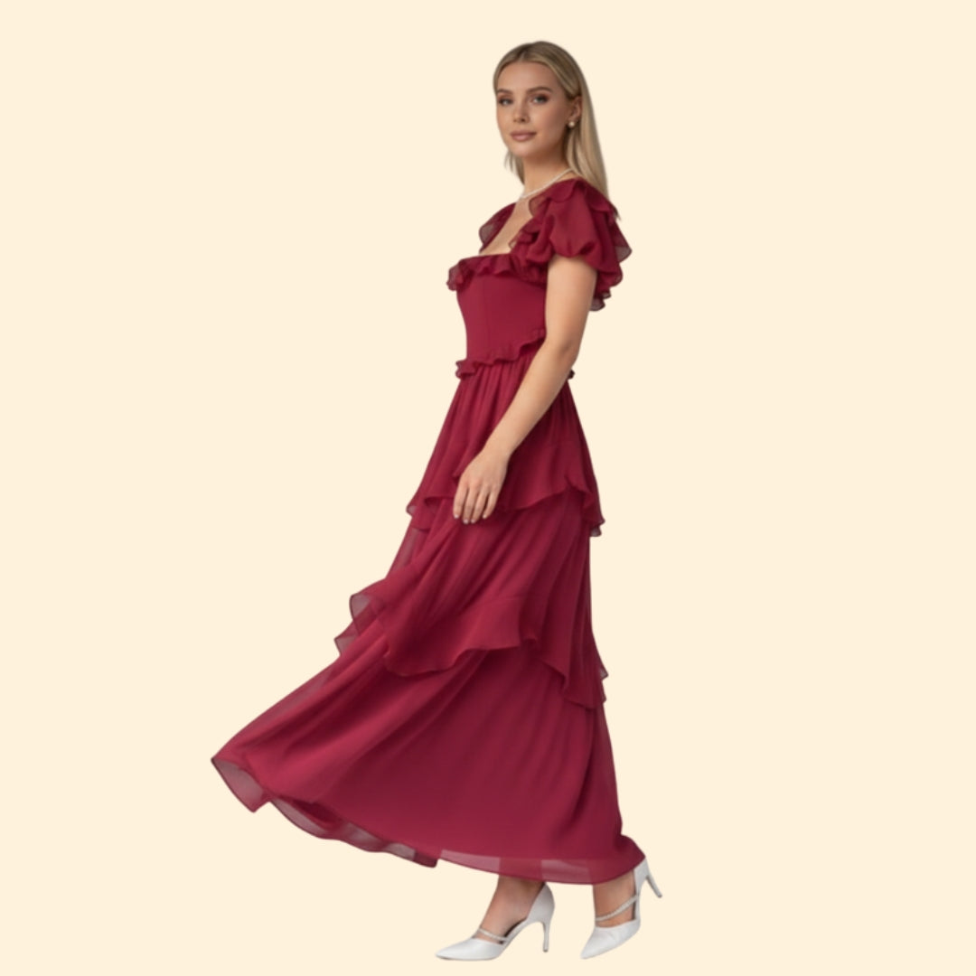 Women's Romantic Tiered Dress