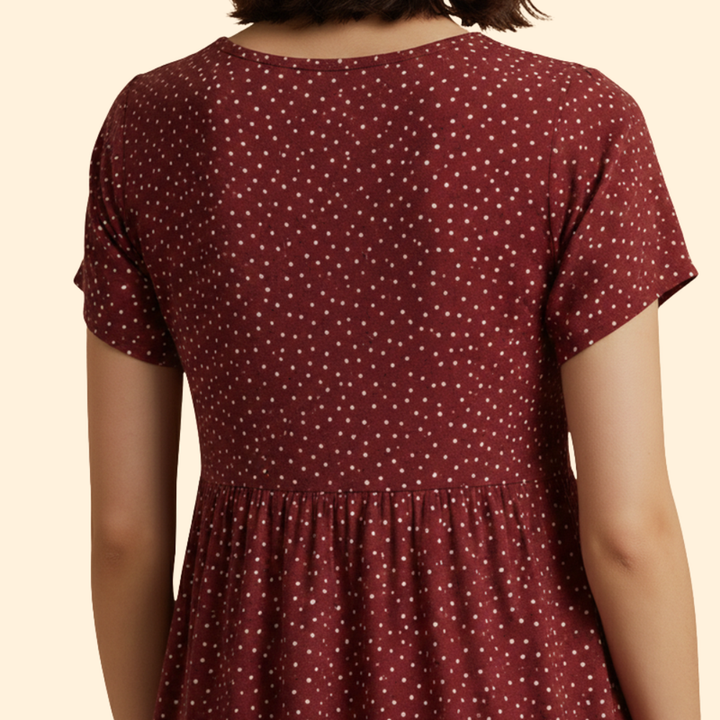 Women's Round Neck Wedding Guest Dress