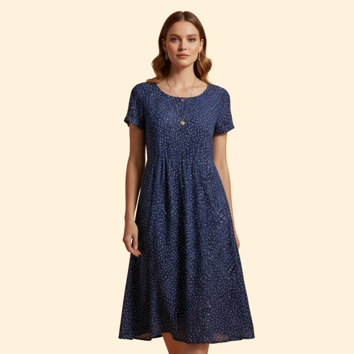 Women's Round Neck Wedding Guest Dress