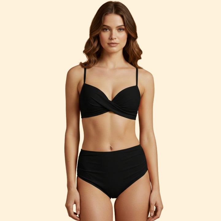Women's Ruched High-Waist Bikini