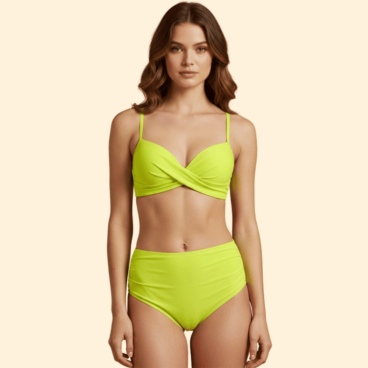 Women's Ruched High-Waist Bikini