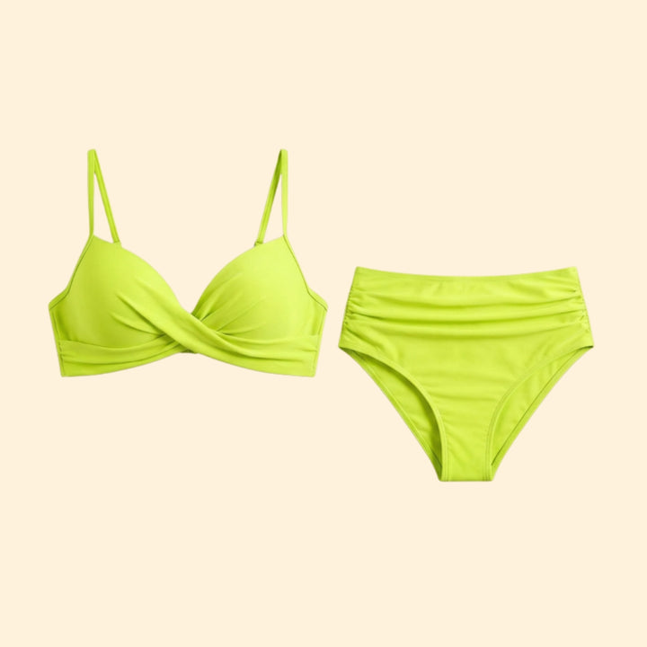 Women's Ruched High-Waist Bikini