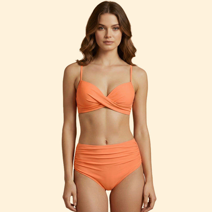 Women's Ruched High-Waist Bikini