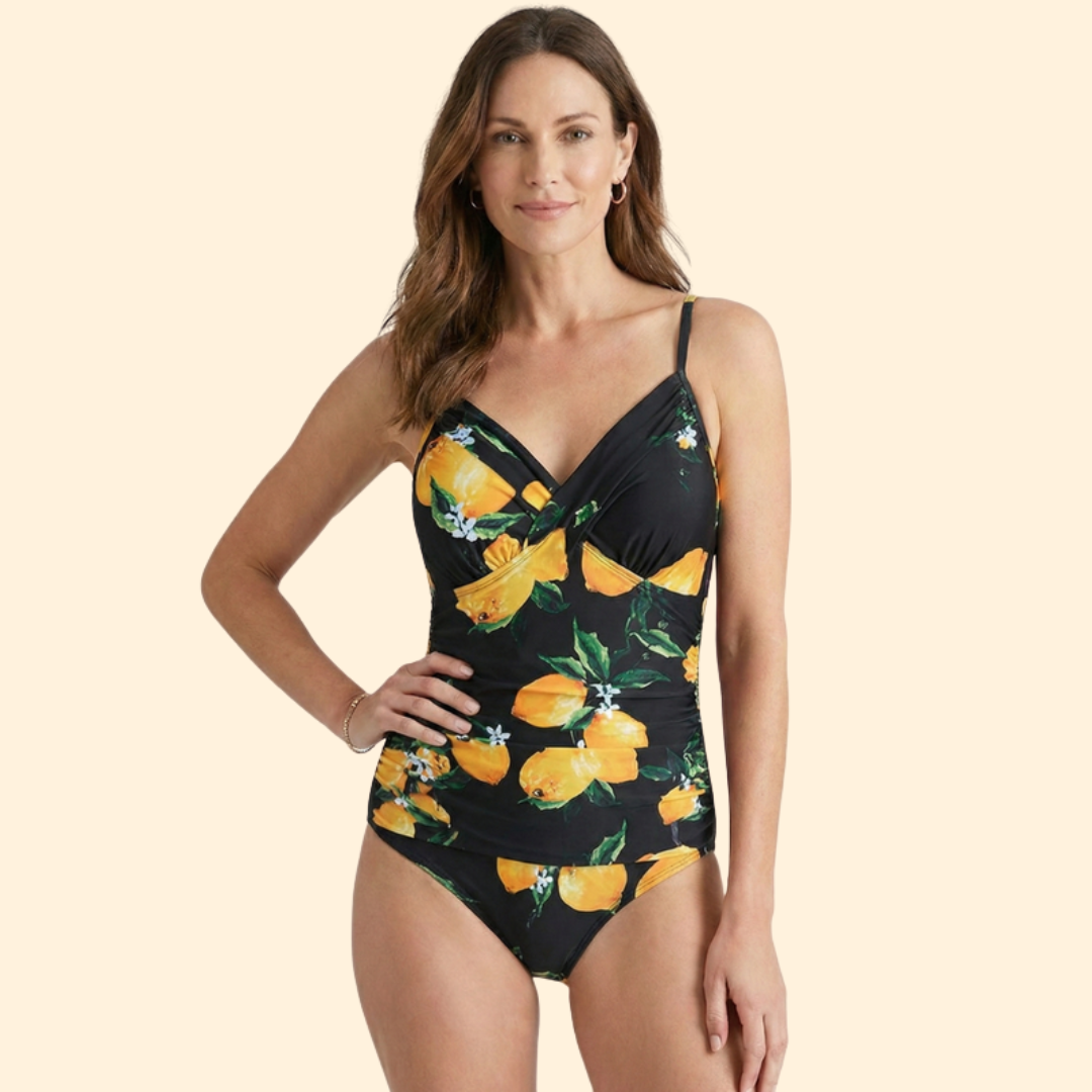 Women's Ruched One-Piece Swimsuit
