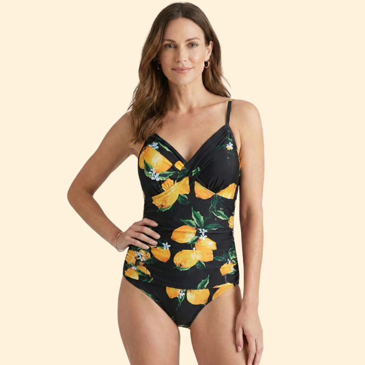 Women's Ruched One-Piece Swimsuit