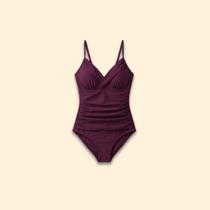 Women's Ruched One-Piece Swimsuit