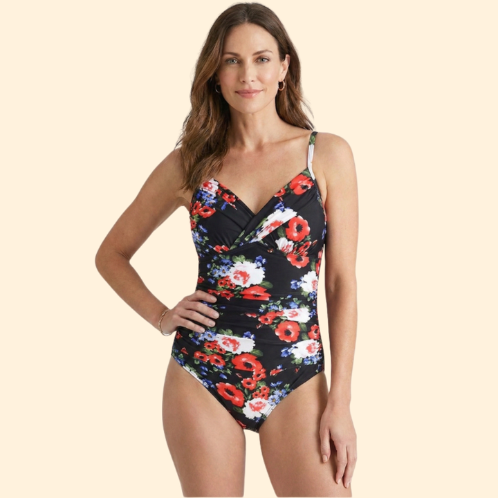 Women's Ruched One-Piece Swimsuit