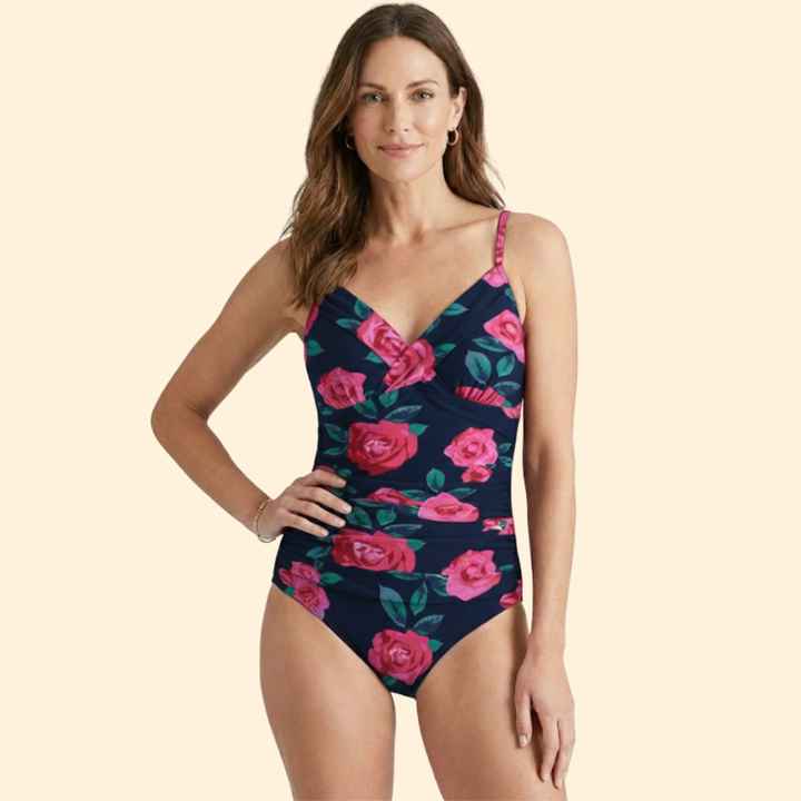 Women's Ruched One-Piece Swimsuit