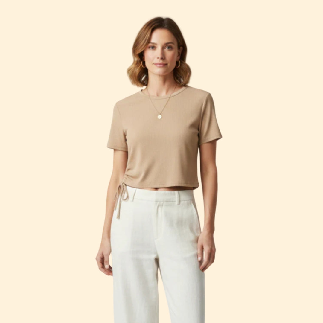 Women's Ruched Side Tee