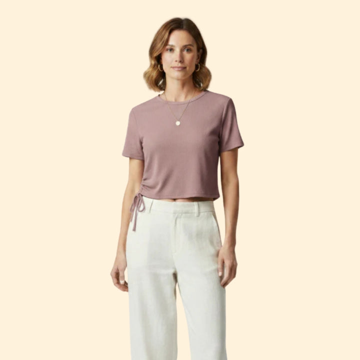 Women's Ruched Side Tee