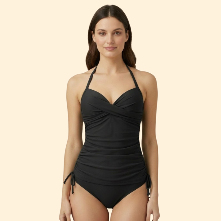 Women's Ruched Tankini Set