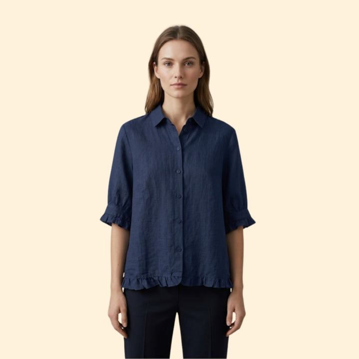 Women’s Ruffle Hem Shirt