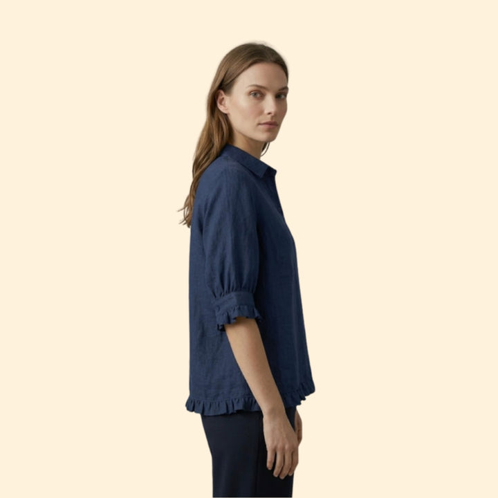 Women’s Ruffle Hem Shirt