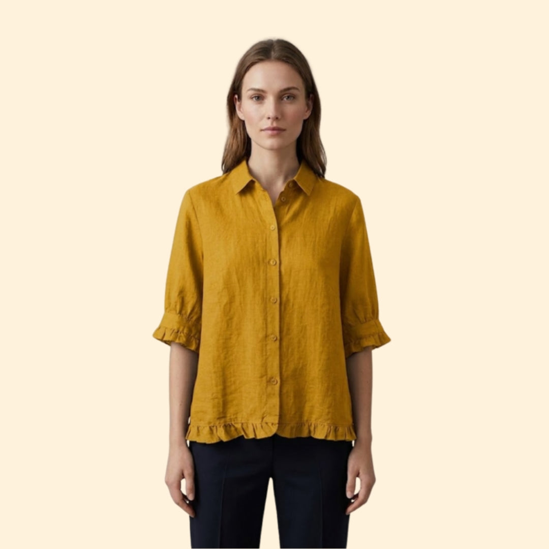 Women’s Ruffle Hem Shirt
