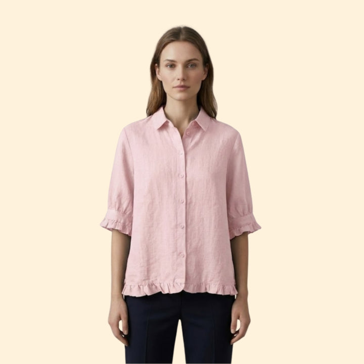 Women’s Ruffle Hem Shirt