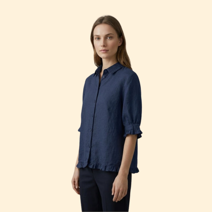 Women’s Ruffle Hem Shirt