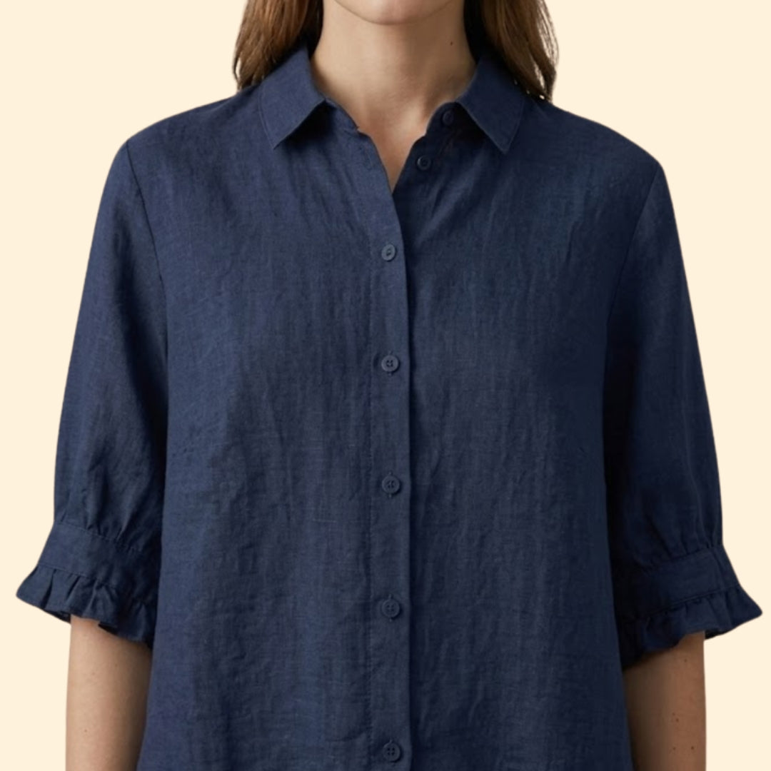 Women’s Ruffle Hem Shirt