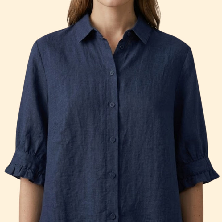 Women’s Ruffle Hem Shirt