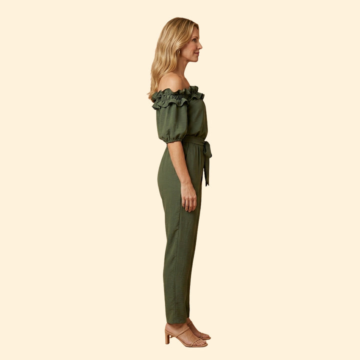 Women's Ruffle Jumpsuit