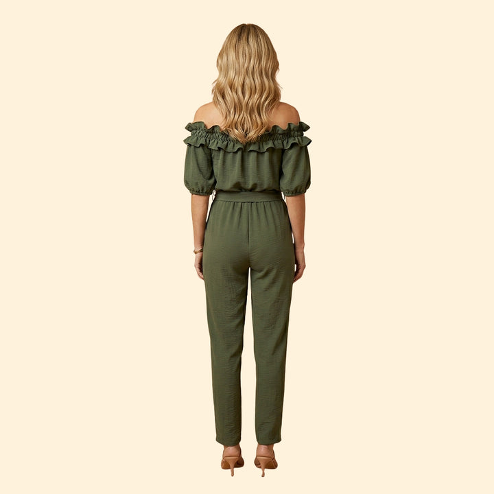 Women's Ruffle Jumpsuit