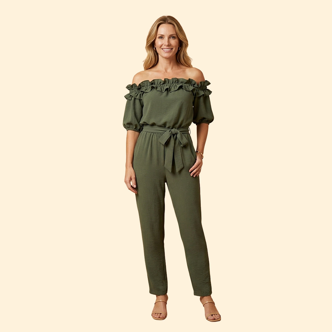 Women's Ruffle Jumpsuit