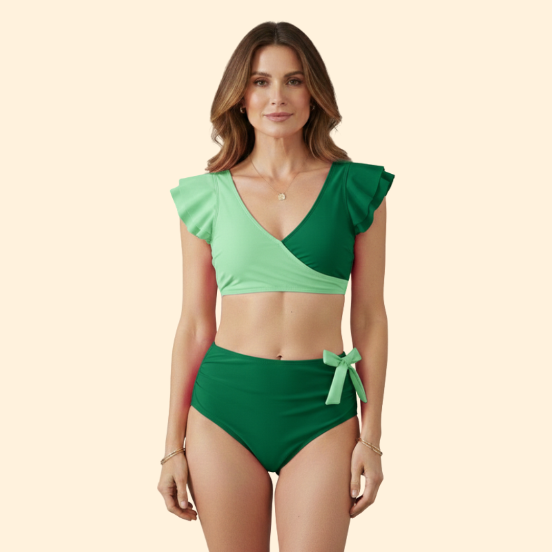 Women's Ruffle Sleeve Bikini Set