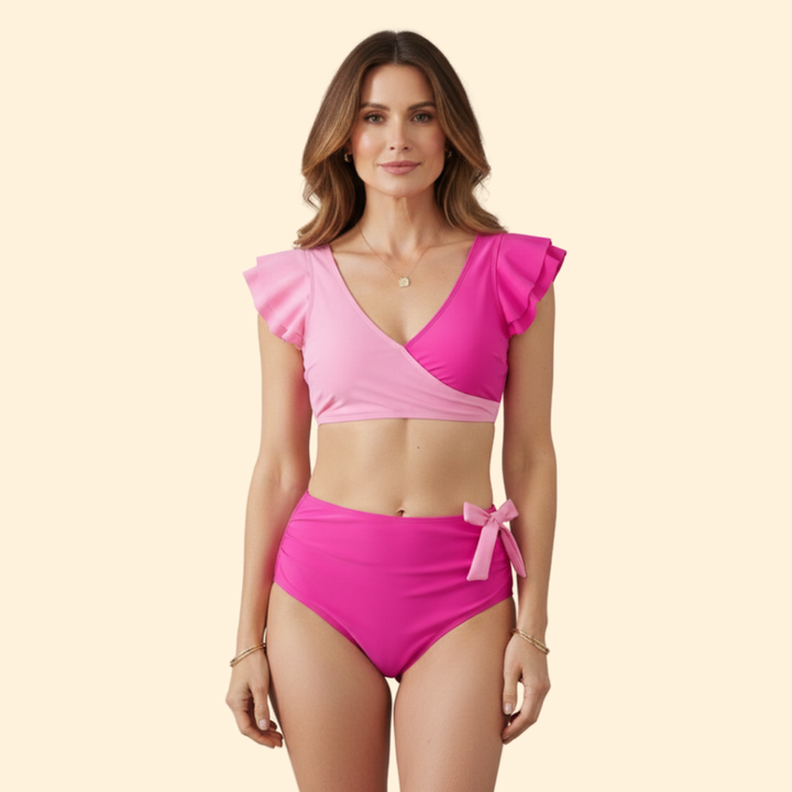Women's Ruffle Sleeve Bikini Set