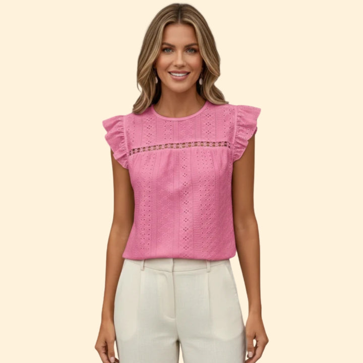 Women's Ruffle Sleeve Blouse