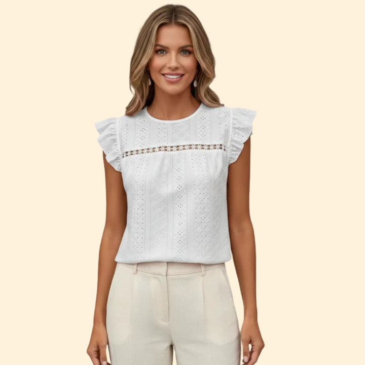 Women's Ruffle Sleeve Blouse