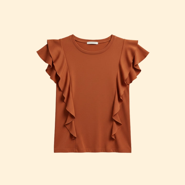 Women's Ruffle Sleeve Tee