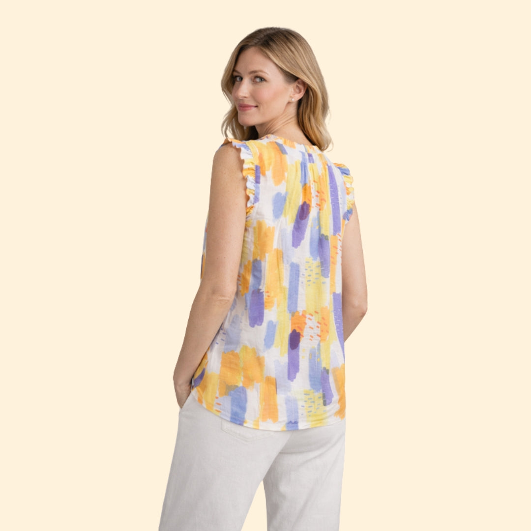 Women's Ruffle Sleeve Top
