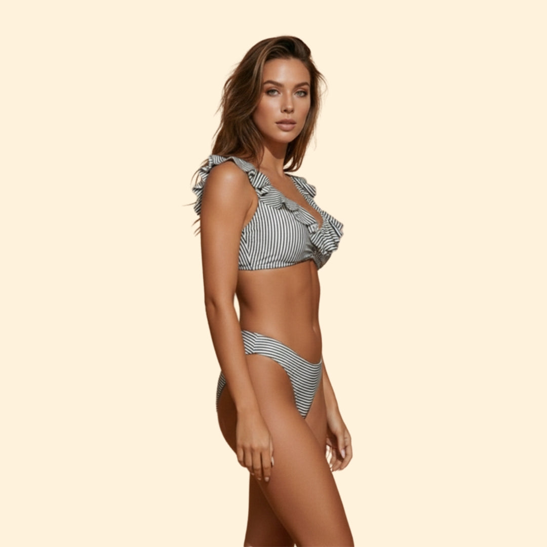 Women's Ruffled Bikini Set