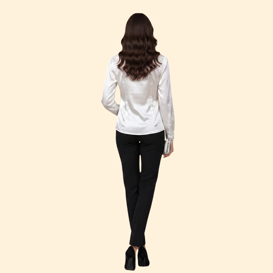 Women’s Ruffled Front Blouse