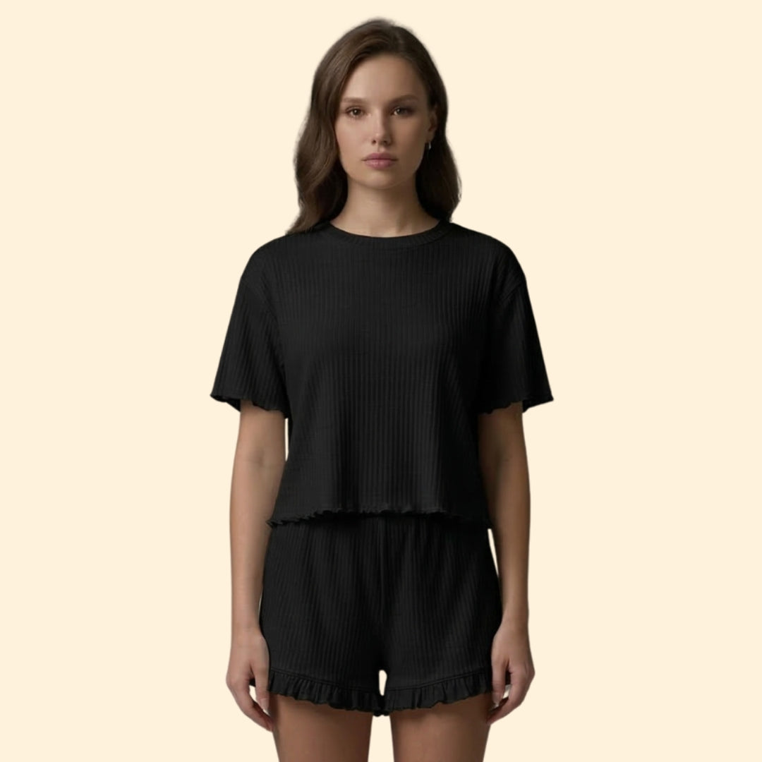 Women's Ruffled Lounge Set