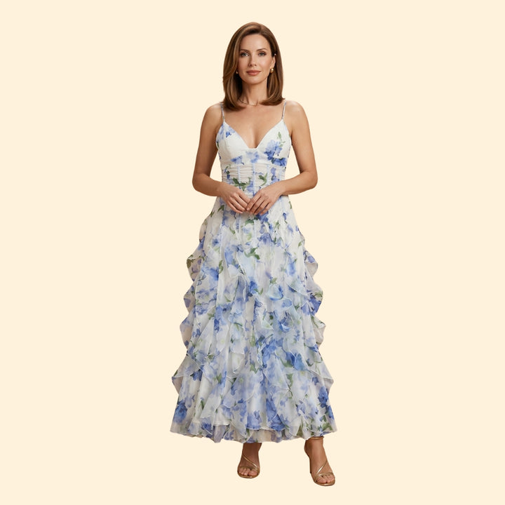 Women's Ruffled Maxi Dress