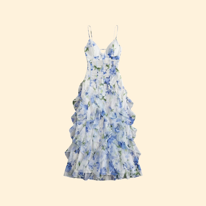 Women's Ruffled Maxi Dress