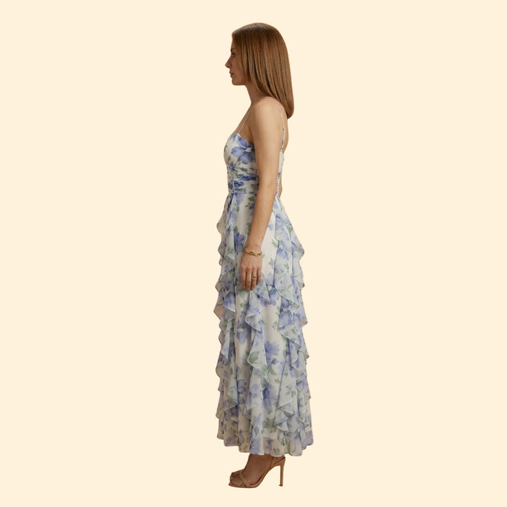 Women's Ruffled Maxi Dress