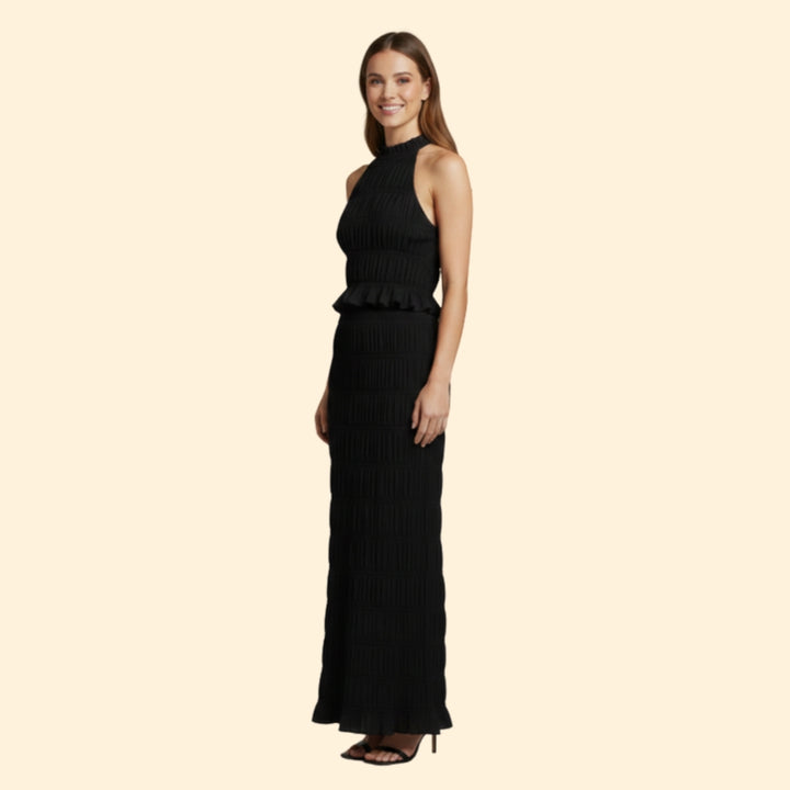 Women's Ruffled Maxi Set