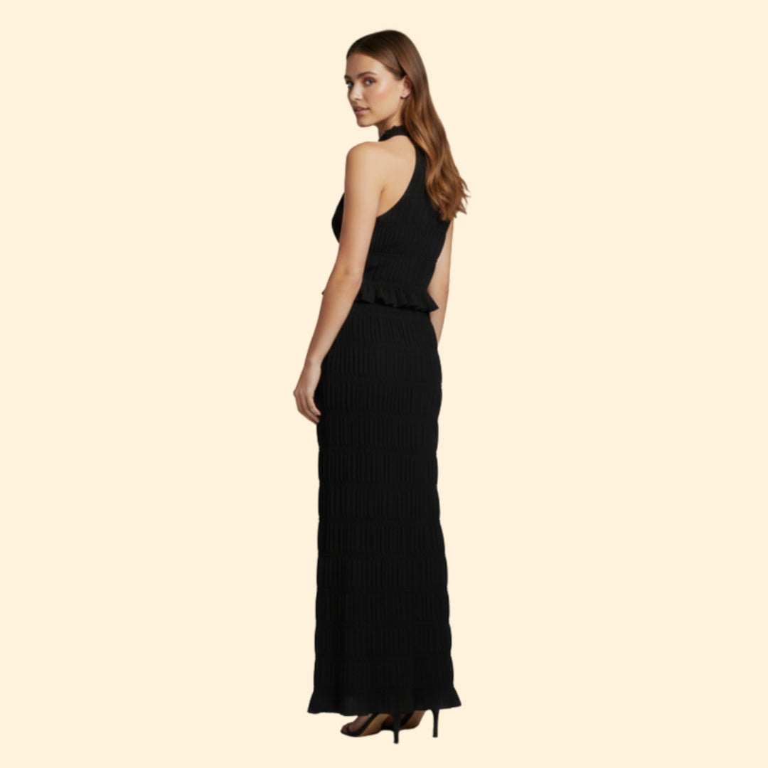 Women's Ruffled Maxi Set