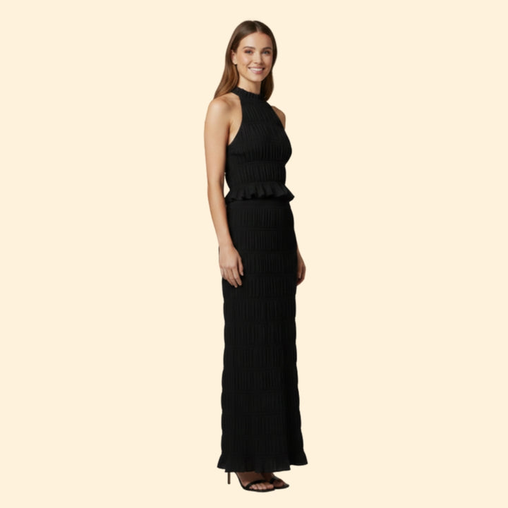 Women's Ruffled Maxi Set