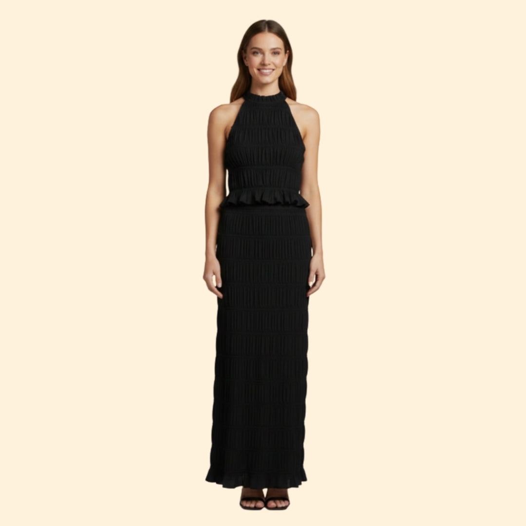 Women's Ruffled Maxi Set