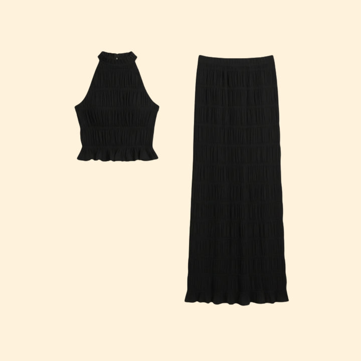 Women's Ruffled Maxi Set