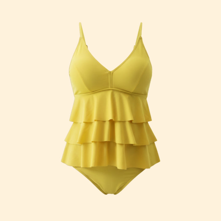 Women's Ruffled One-Piece Swimsuit