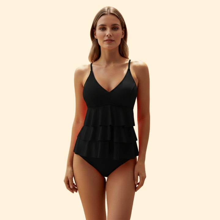 Women's Ruffled One-Piece Swimsuit