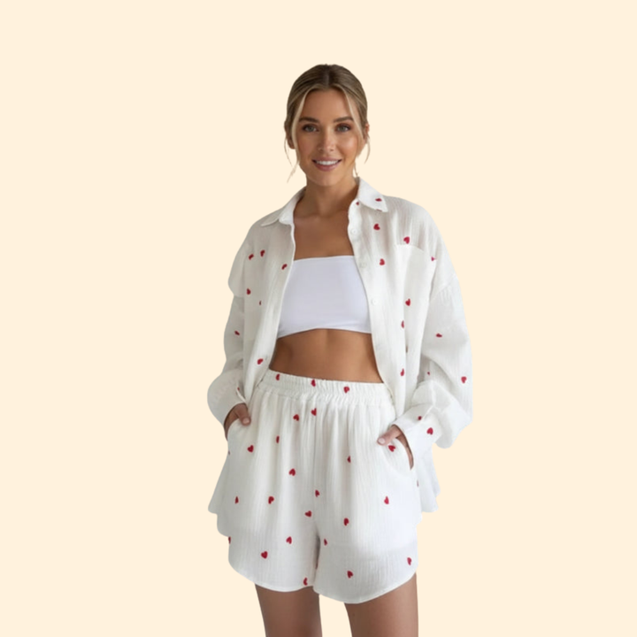Women's Ruffled Shirt Dress