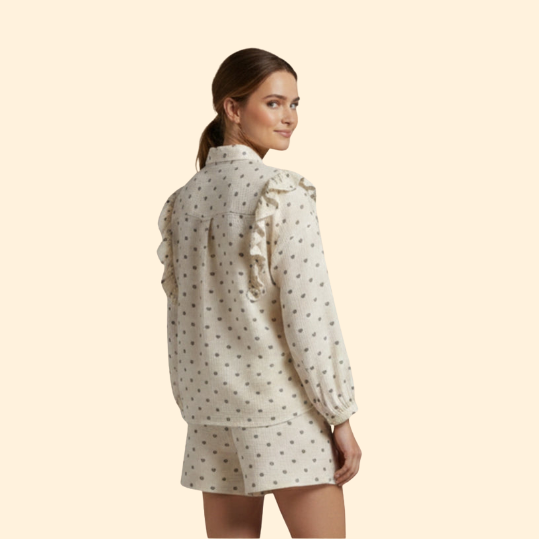 Women's Ruffled Shirt Dress