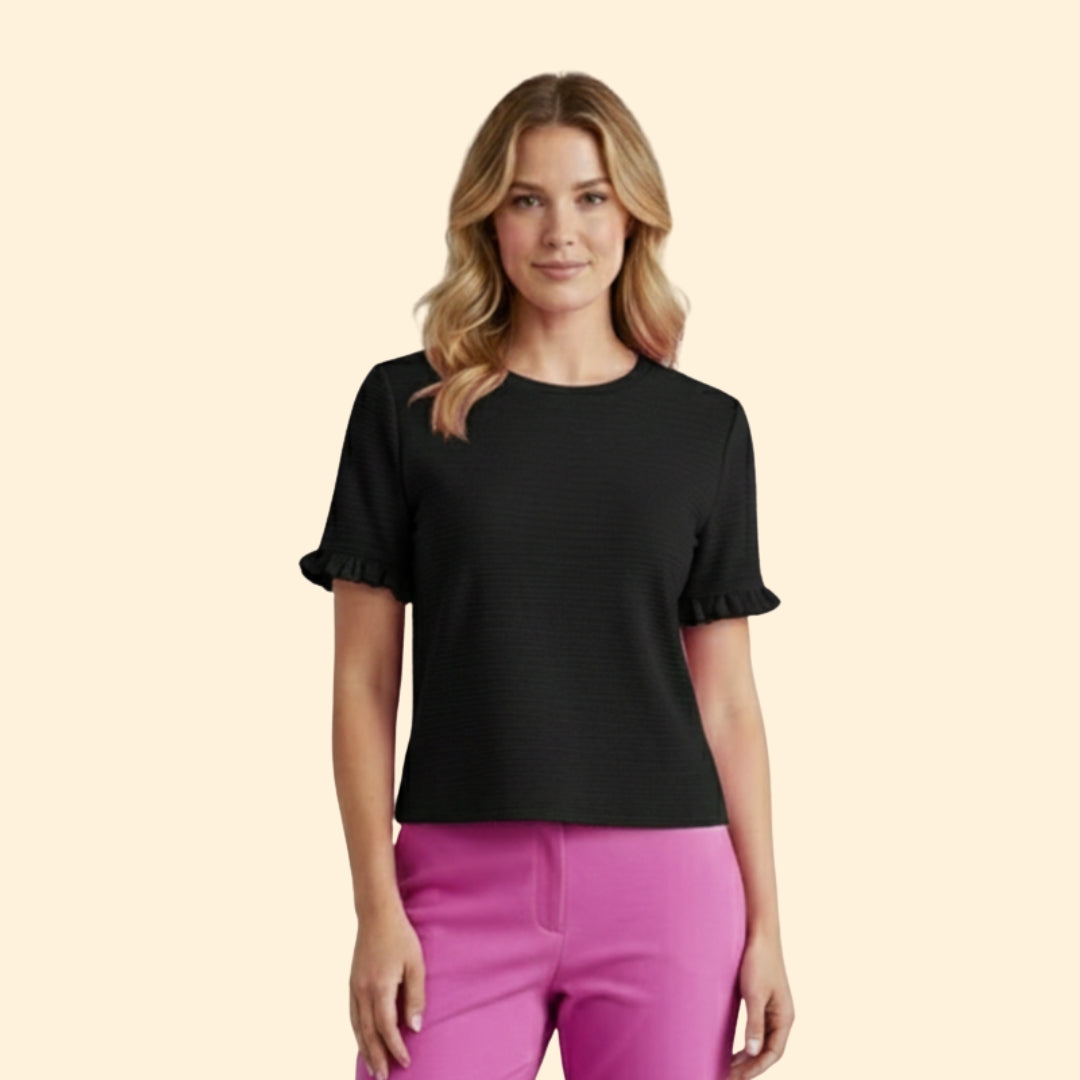 Women's Ruffled Sleeve Top