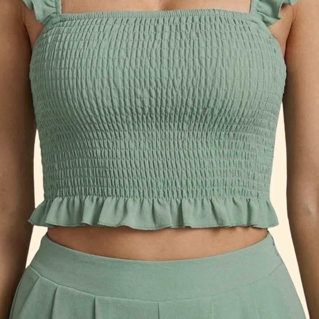 Women's Ruffled Summer Set