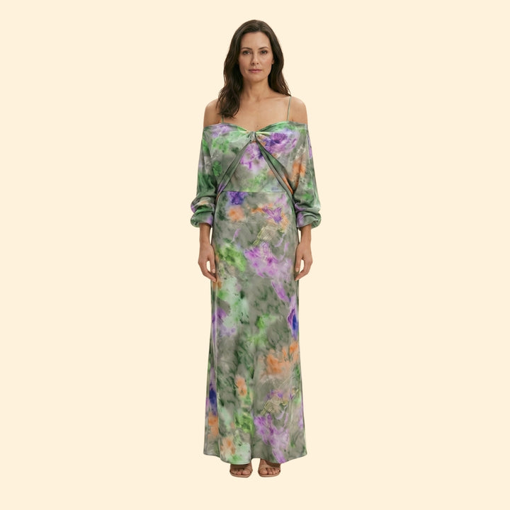 Women's Scarf Maxi Dress
